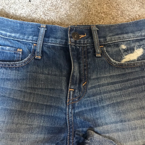 Abercrombie & Fitch denim short shorts size 00/24 - Picture 5 of 8